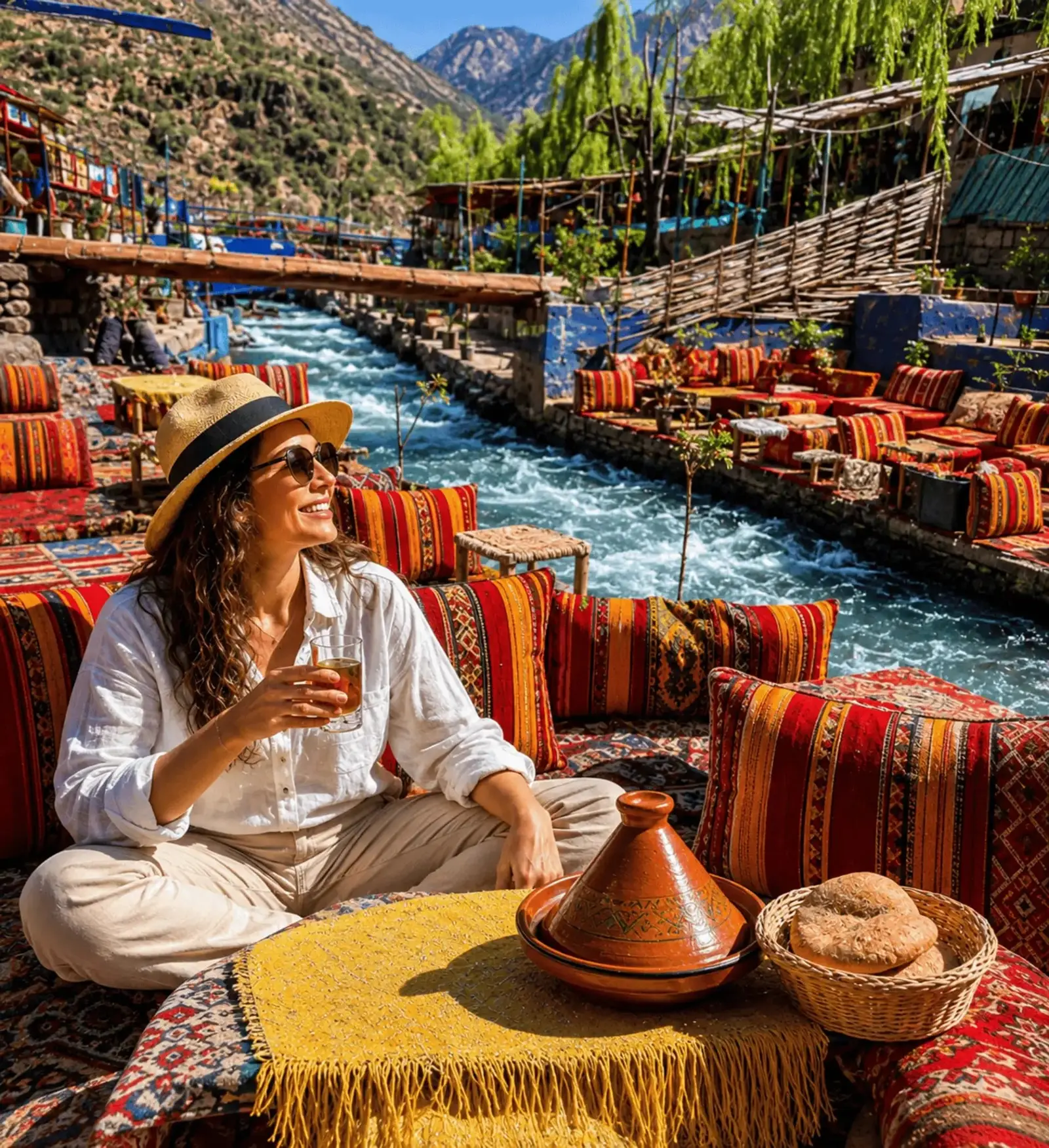 Vallée de l'Ourika et retour
